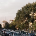 typisches Teheran Straßenbild