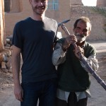 ein Mann der unbedingt ins Foto wollte